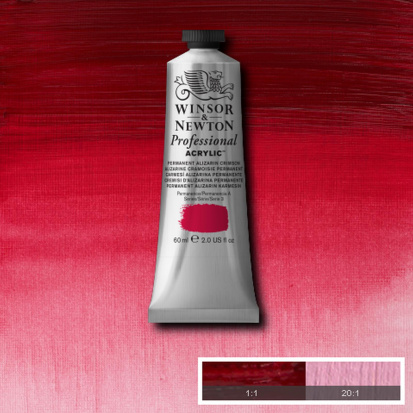 Акрил Artist's, перманентный малиновый ализарин 60мл